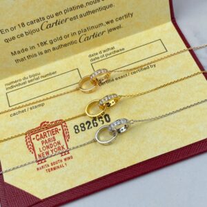Cartier Love Bracelet Two Rings Diamond