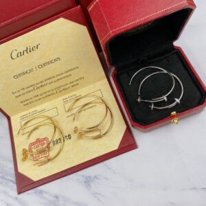 Cartier Diamonds Nail Juste Un Clou Earrings