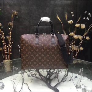 Louis Vuitton Porte-Documents Jour Monogram Macassar Canvas