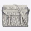 Dior Unisex Diorcamp Bag Oblique Embroidery Embroidered Canvas Messenger Bag