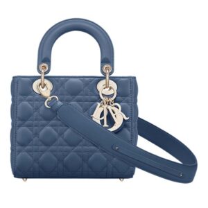 DIOR My ABCDior Lady Dior Bag Cannage Lambskin Blue