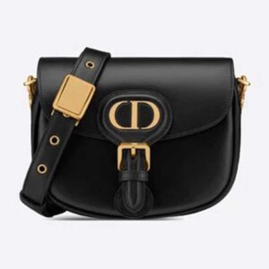 DIOR Small Dior Bobby Bag Black Box Calfskin