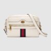 Gucci GG Women Ophidia Mini Bag Metal-Free Tanned Leather White