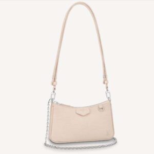 Louis Vuitton LV Unisex Easy Pouch On Strap Epi Embossed Supple Grained Cowhide Leather Sandy