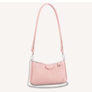 Louis Vuitton LV Unisex Easy Pouch On Strap Epi Embossed Supple Grained Cowhide Leather Pink