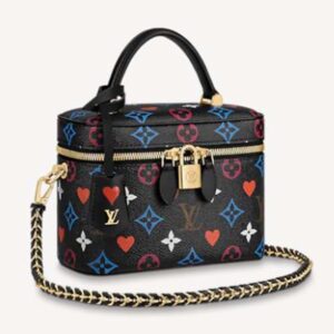 Louis Vuitton LV Unisex Game On Vanity PM Monogram Canvas Black