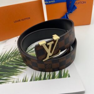 Louis Vuitton LV Unisex LV Initiales 40MM Belt Brown
