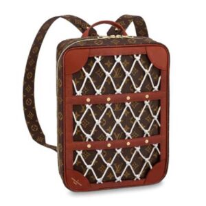 Louis Vuitton LV Unisex LV x NBA Season 2 Shoes Box Backpack Monogram Coated Canvas