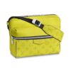 Louis Vuitton LV Unisex Outdoor Messenger Taiga Leather Monogram Canvas Yellow