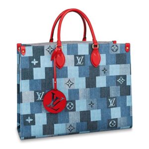 Louis Vuitton LV Women LV Onthego GM Tote Bag-Blue