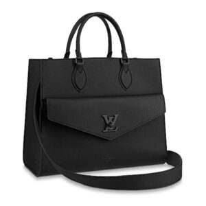 Louis Vuitton LV Women Lockme Monochrome Tote MM Soft Grained Calfskin