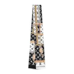 Louis Vuitton LV Women Monogram Confidential Silk Bandeau with Monogram Black