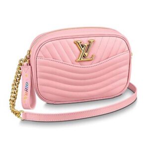 Louis Vuitton LV Women New Wave Camera Bag in Quilted Calf Leather Pink
