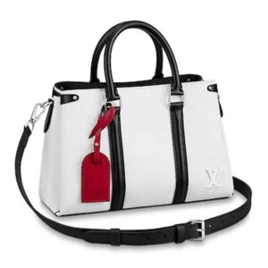 Louis Vuitton LV Women Soufflot BB in Epi Leather-White