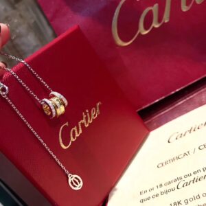 Cartier Love Necklace Gold Diamonds
