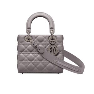 Dior Steel Gray Small Lady My Abcdior Bag